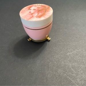 Vintage 70s Avon Pink Princess Opaque Glass Cream Sachet Jar